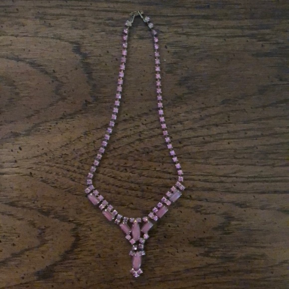 Vintage Rhinestone Necklace - Picture 2 of 4